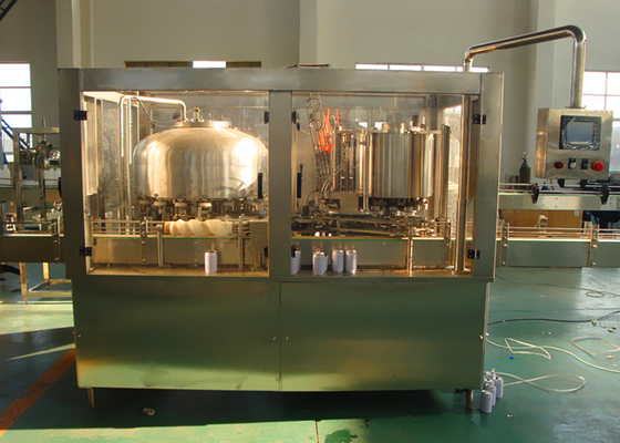Coca Cola Drink Can Filling Machine Automated 1.67KW , Drink Filling Machine
