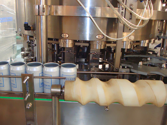 Coca Cola Drink Can Filling Machine Automated 1.67KW , Drink Filling Machine
