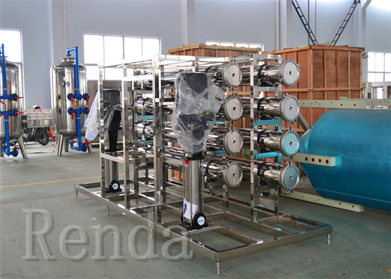 110V RO Water Treatment Systems Filter For Glass Bottle / PET Bottle Line
