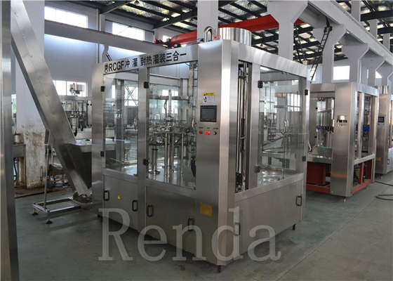10000 BPH Juice Filling Machine Automatic Bottling Juice Equipment For Business 3 In 1