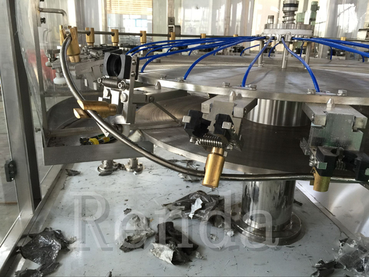 CGFD12-12-6 Automatic Glass Bottle Beer Filling Machine Sealing CE 800-2000 Filling