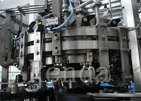 Hot Fruit Juice Can Filling Machine 2-In-1 Filling And Capping Machine 6000 BPH