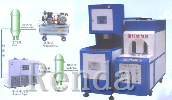 18.9L Semi - Automatic PET Bottle Blowing Machine Plastic Blow Moulding Machine