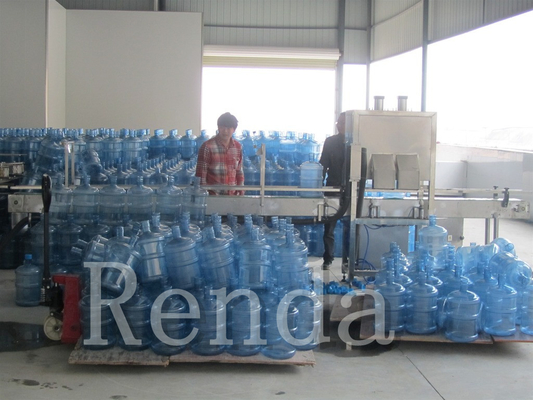 5 Gallon Washing Capping Barrel Filling Machine 100 BPH Jar Filling Machinery