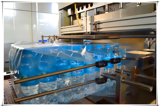 Electric Automated Packaging Machines Shrink Wrap Machine For Beverage Filling Production Line